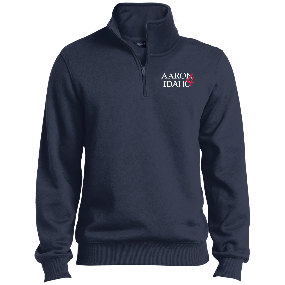Aaron For Idaho - Sport-Tek 1/4 Zip Sweatshirt