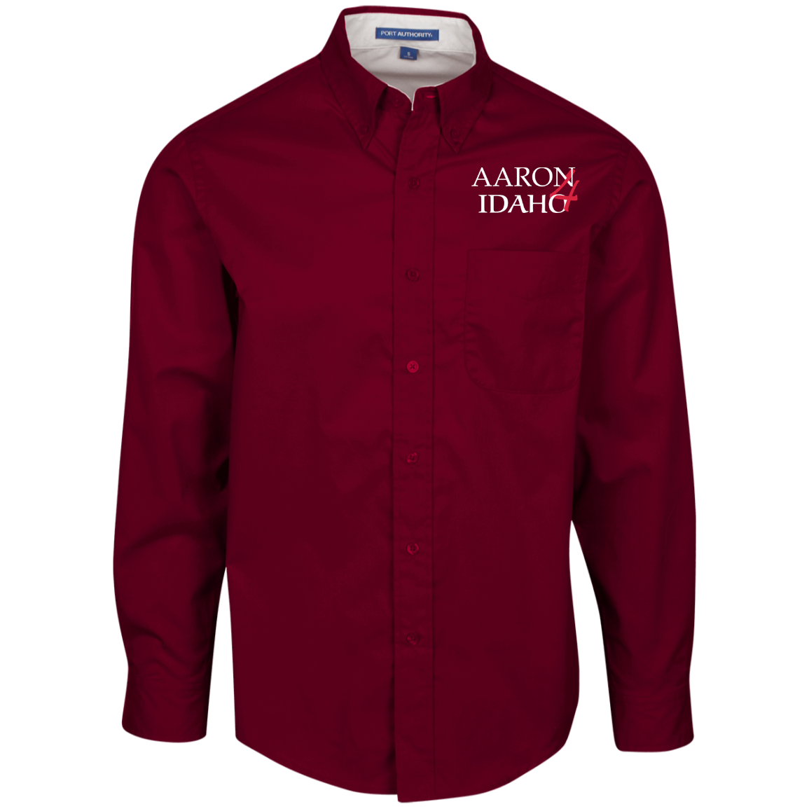 Aaron For Idaho - Port Authority Men's LS Dress Shirt