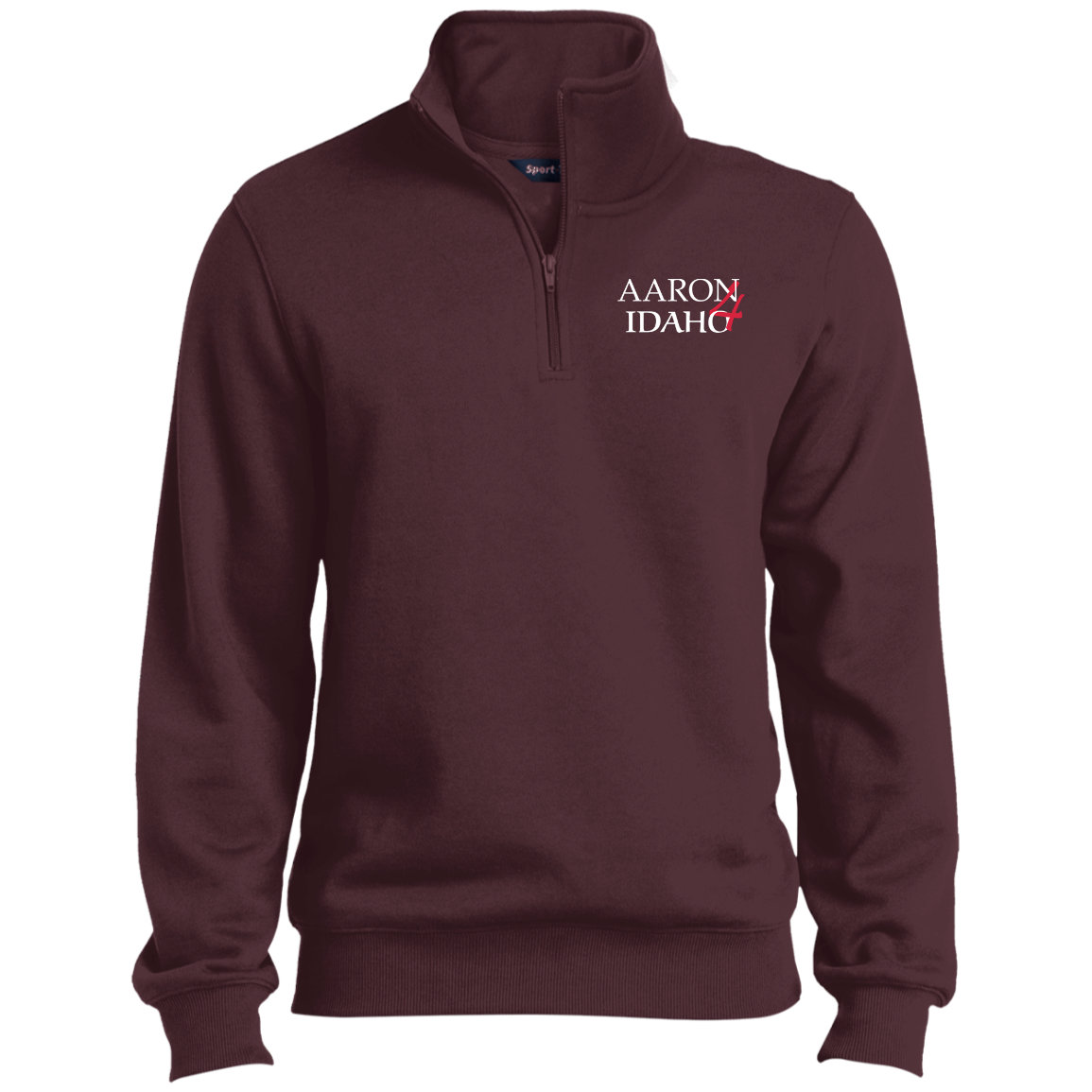 Aaron For Idaho - Sport-Tek 1/4 Zip Sweatshirt